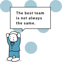 The best team is not always the same.